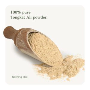 Notre produit ne contient que de la poudre de Tongkat Ali 100 % pure, sans aucun additif.